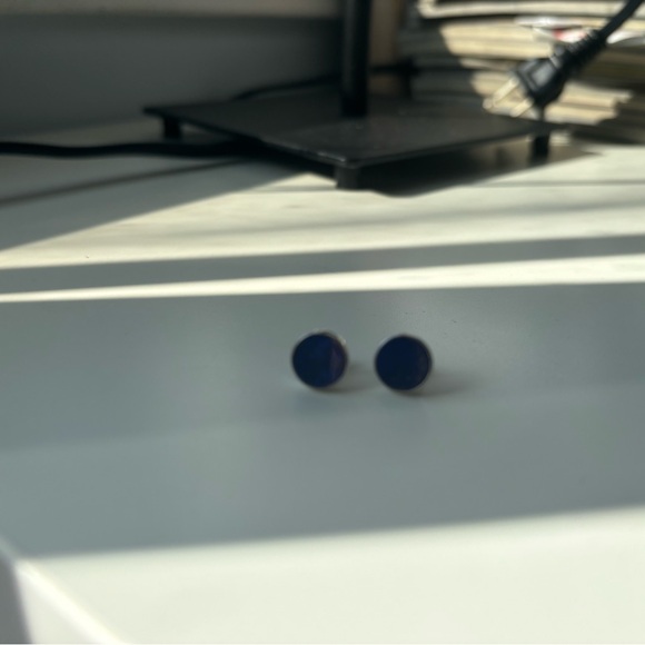 Agatha Paris blue studs - Picture 2 of 5